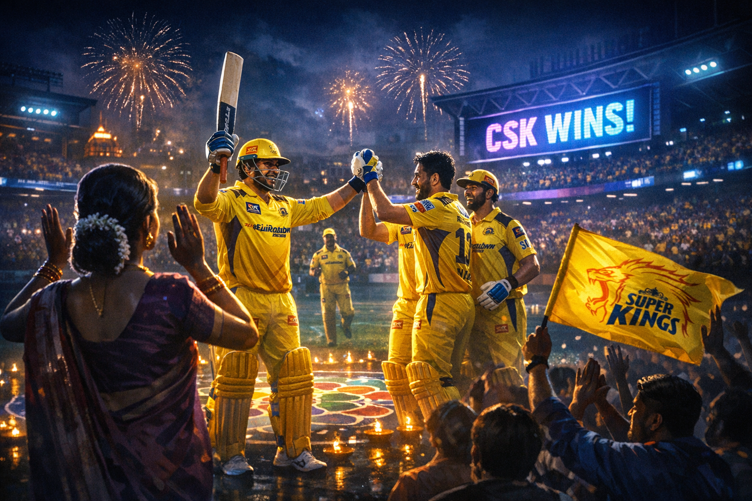 Chennai Super Kings Secures Consecutive Victories on Tamil New Year