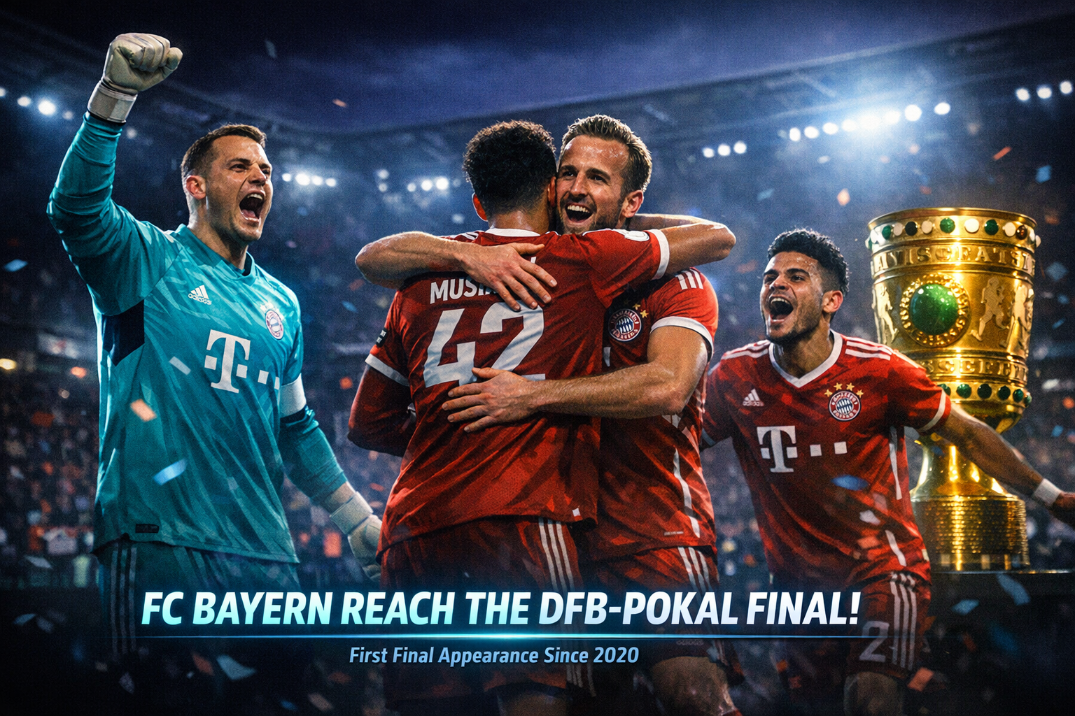FC Bayern Secures DFB-Pokal Final Berth First Time Since 2020